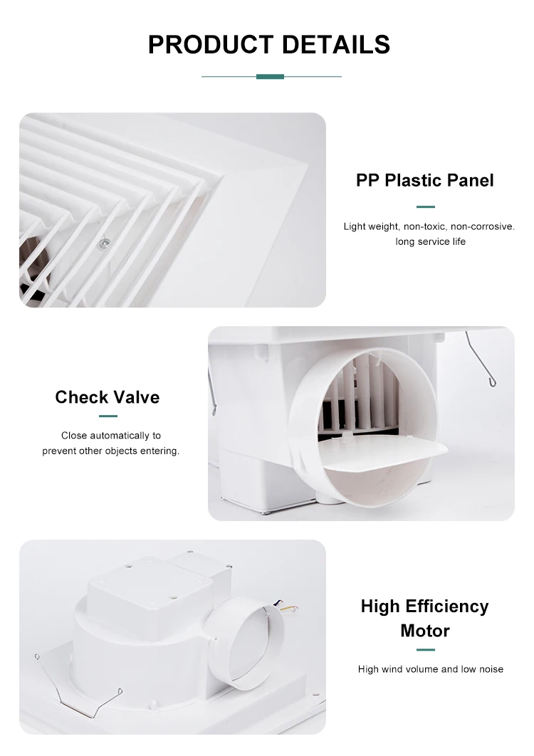 Plastic Wall Exhaust Fan, Centrifugal, Axial - detail 10