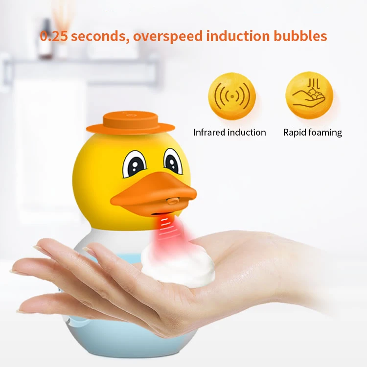 Animals Contactless Sensor Rechargeable Automatic Soap Dispenser, Gold Hand Soap Dispenser & Foam Automatic Hand Wash Dispenser