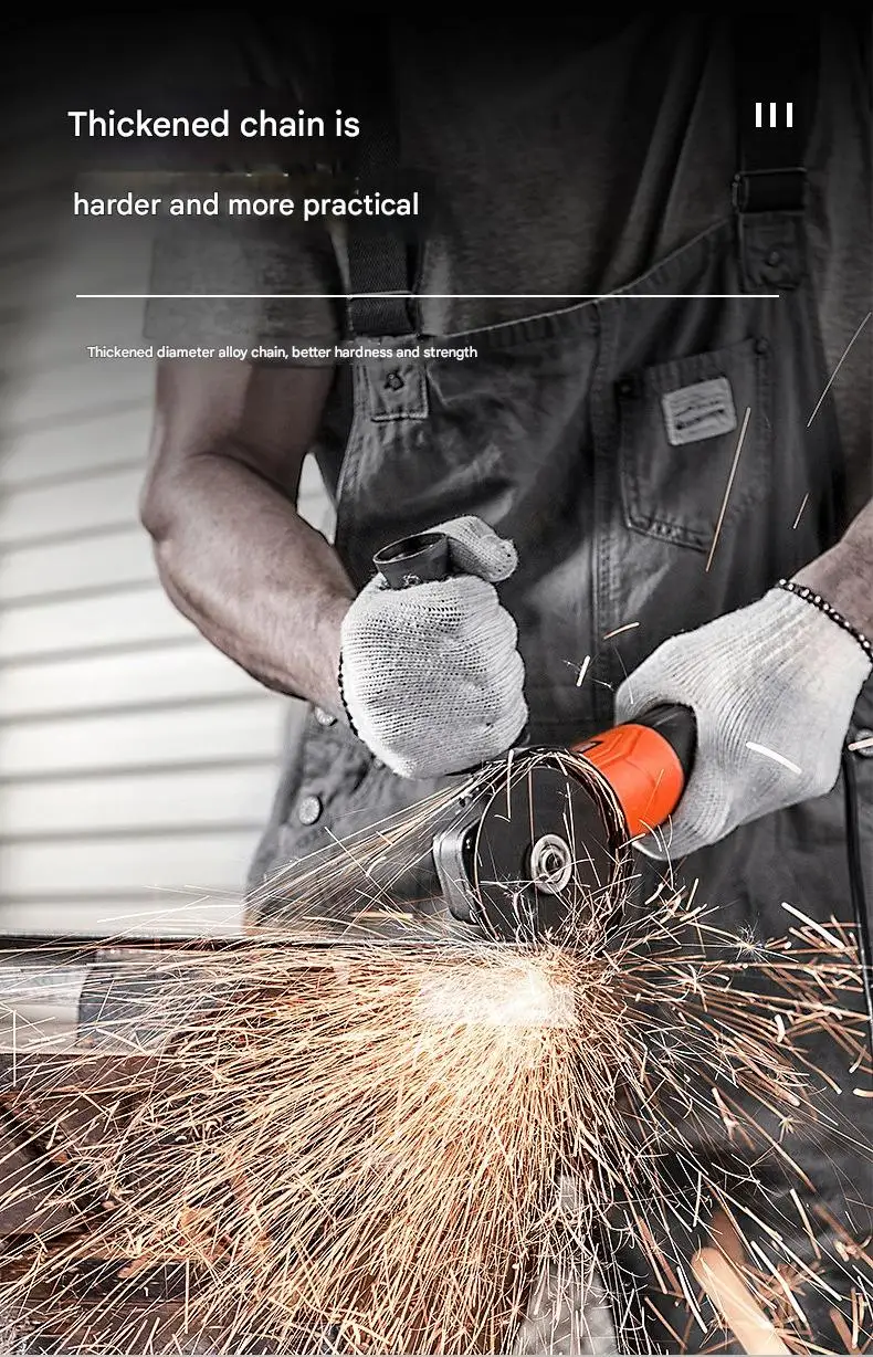 Portable Password Lock for Bicycles Motorcycles Electric Vehicles Mini Chain Lock Cycling Equipment Anti-Theft Accessory