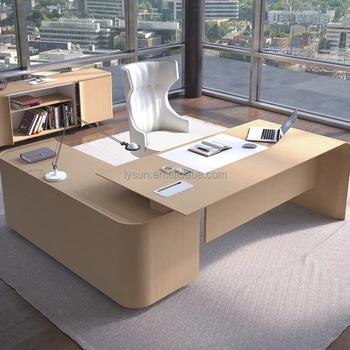 Luxury ceo manager office table wooden modern executive office desk