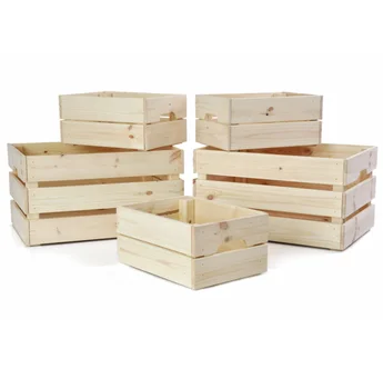 unfinished custom wooden crate pine mini wooden crates wood boxes