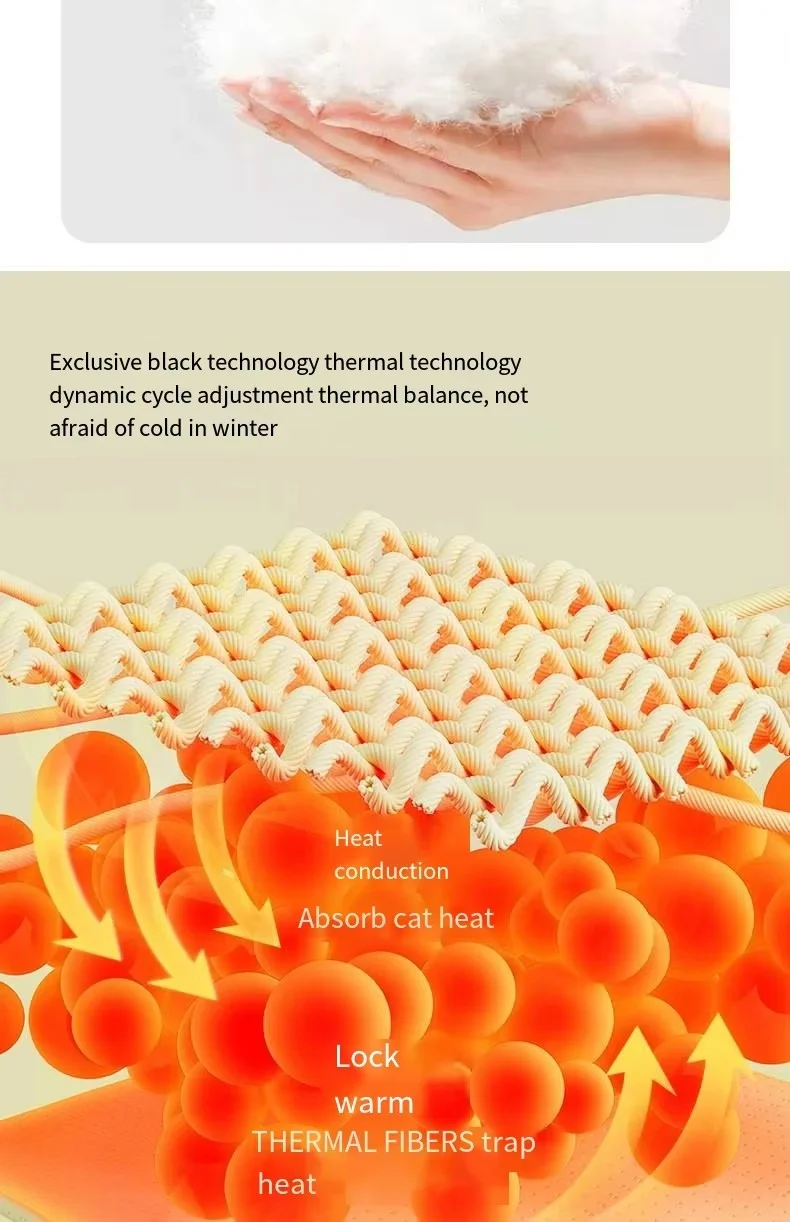 Luxury Cat Bed Sofa Winter Warm Cat Nest Pet Bed for Small Medium Dogs Cats Comfortable Plush Puppy Bed Pet Supplies H26803d43d06f4069b3effaa7a77464d8X