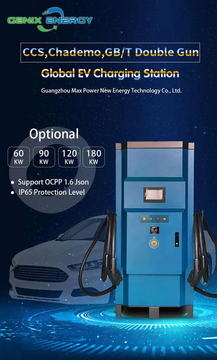 Ocpp1 6j Rfid Wifi 4g Ccs1 Double Gun Vehicle Fast Ev Charging 150 Kw