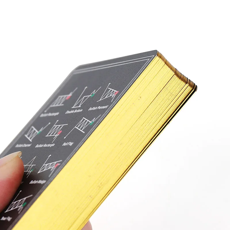 Custom LOGO Surface Finishing Material Packaging Printing High Quality Gold Edge Luxury Plastic Poker Playing Cards With Box 22 -