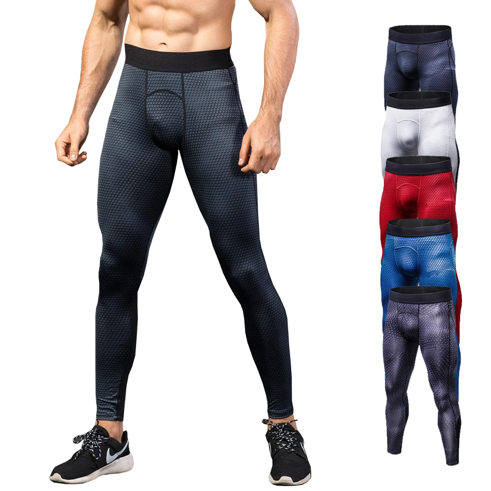 Details about   Mens 3/4 Length Compression Pants Under Base Layer Bottoms Gym Sport Leggings 