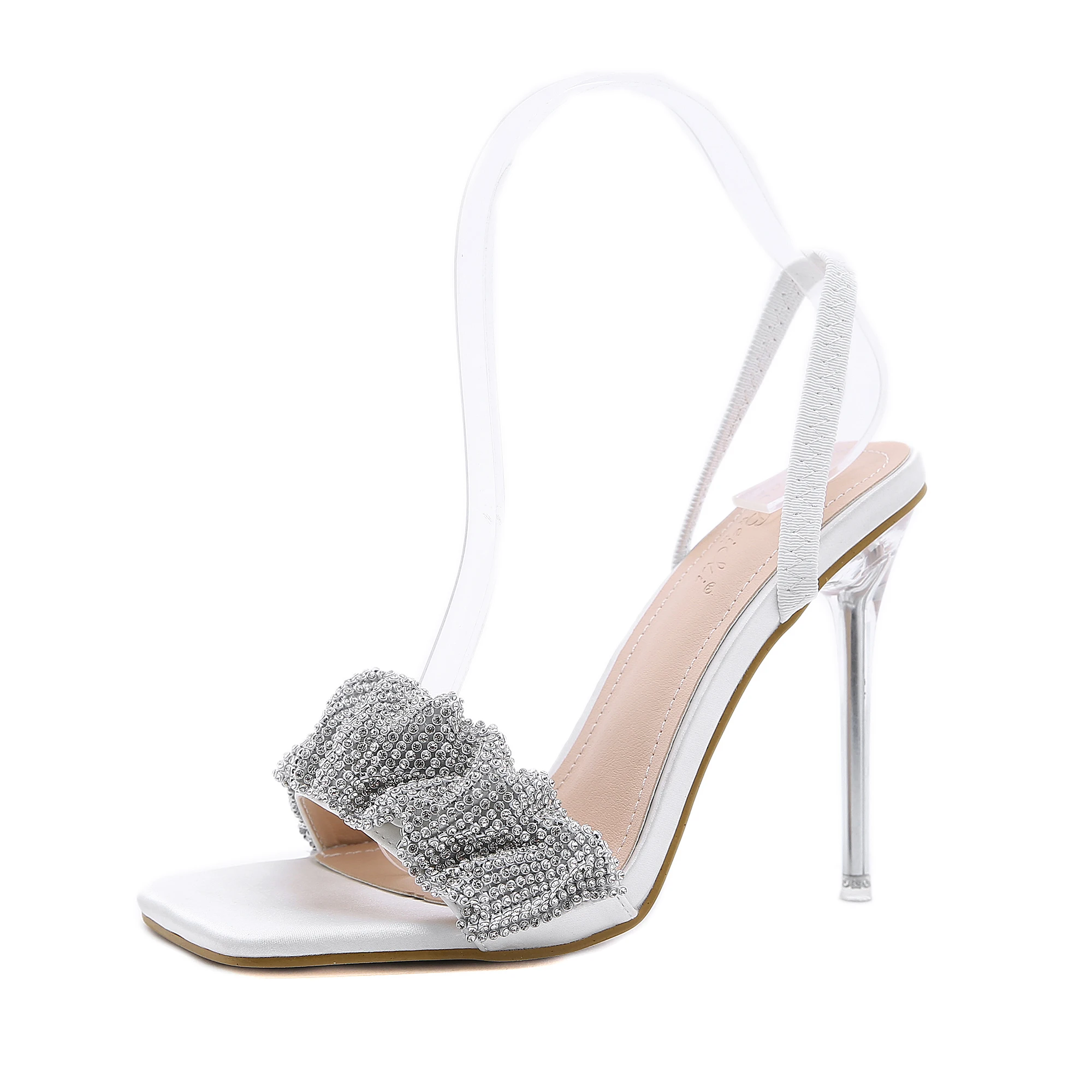 chaussures femmes bling crystal diamond sandals casual slingback