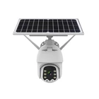 Ip Solar Panel Wireless WiFi Connection Digital Zoom Human Detect PTZ IP Camera Surveillance With Color Night Vision