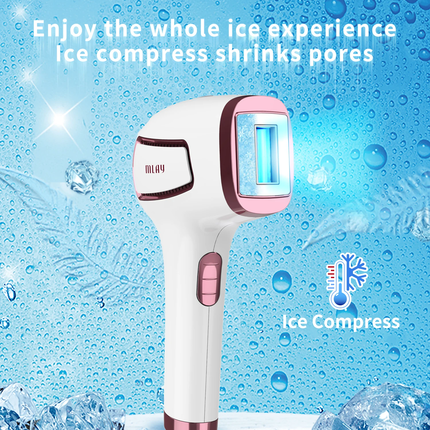 Mlay T8 Original Ice Cooling Painless Hair Removal Permanent Laser Hair Depilation Home Use IPL Hair Removal Device