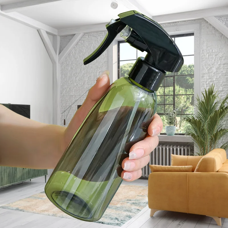 Hot Sale New Design Household Garden Sprayer 320ml Manual Convenient Plastic Reusable Spray Bottles Continuous Spray Bottle