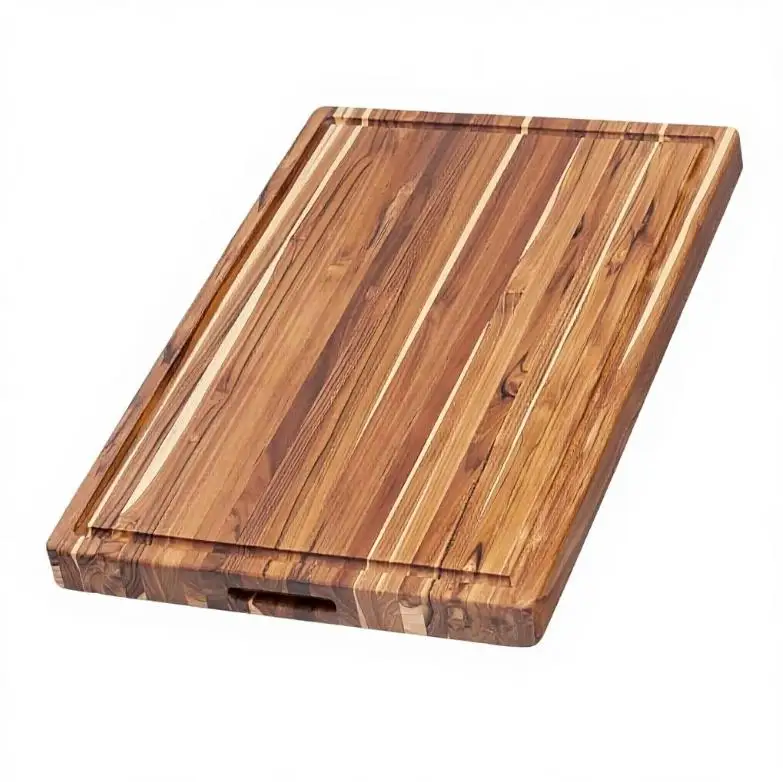 product wood cutting board with juice groove large reversible edge grain chopping block kitchen carving board for meat vegetables-2