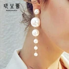 Pearl Earring Earrings Fashionable Personality Luxury Jewelry Set Long Pearl Pendant Tassel Earring