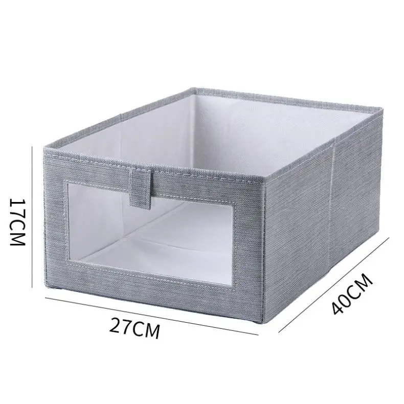 Hot Sell Closet Baskets Trapezoid Storage Bins Foldable Fabric Baskets For Clothes Baby Toiletry Toys Towel DVD Book