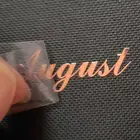 Adhesive Sticker SEDEX Approved Custom Printing Brand Logo Adhesive Clear Metal Transfer Sticker
