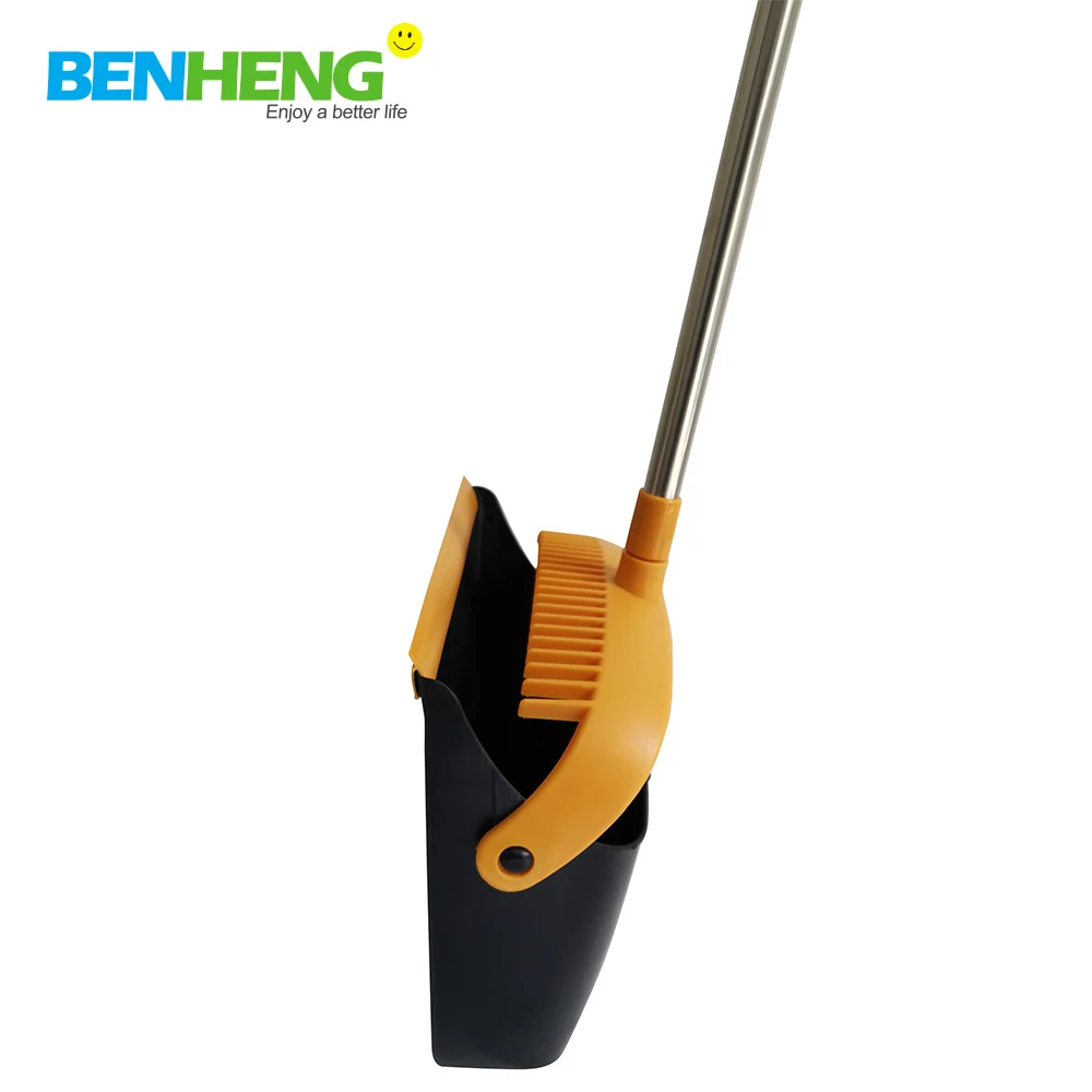Factory Price 2025 Hot Sale Folding Broom and Dustpan Set Three-section Pole Broom Dustpan with PET Bristle, Household Items