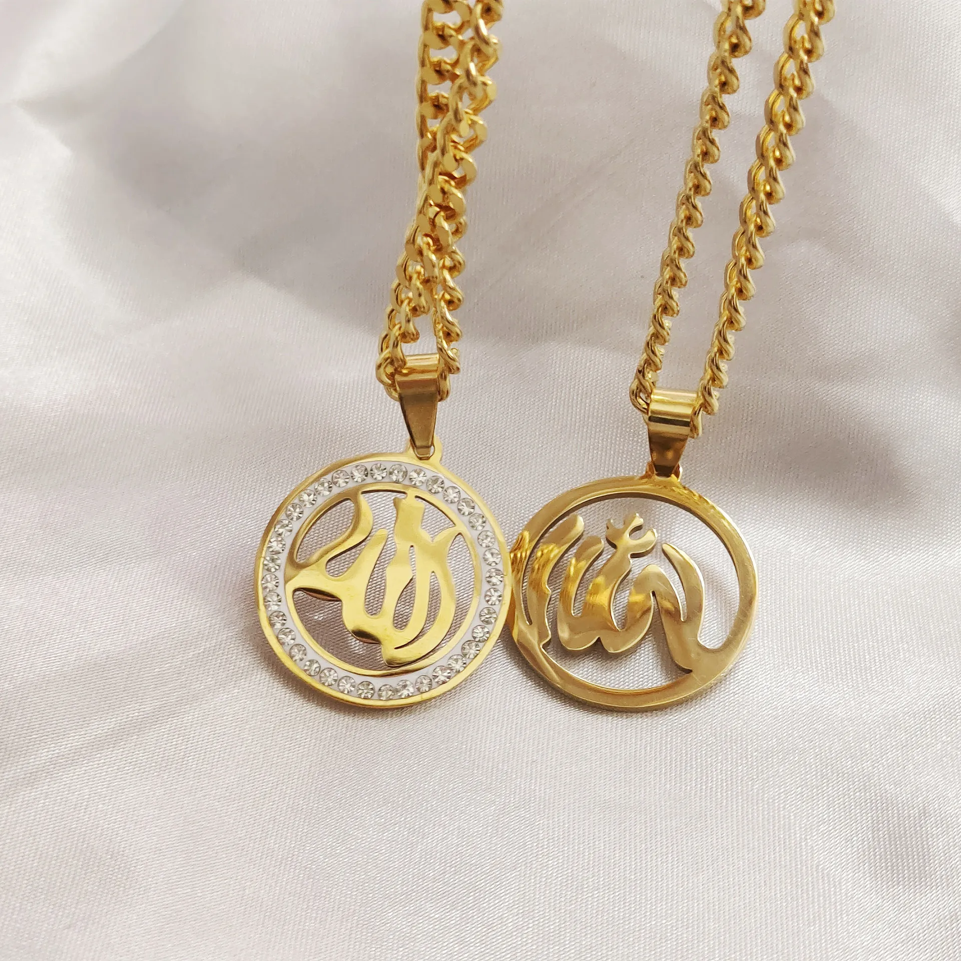 Stainless Steel Arabic Jewelry Pendant 