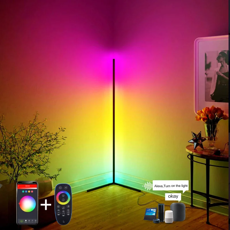 led rgb table lamp