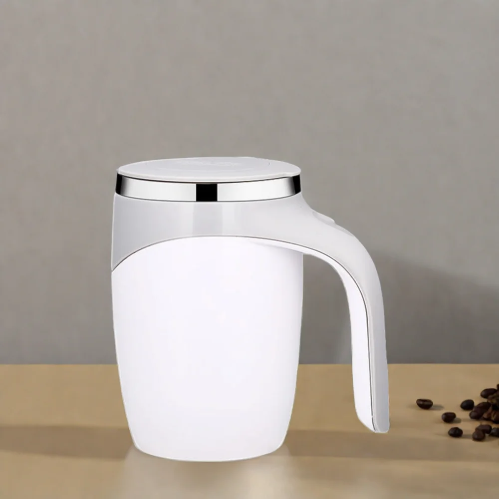 Self-Stirring Rechargeable Stainless Steel Coffee Mug Eco-Friendly Automatic Mixing Cup for Drinks with Lid Coffee Milk Cocoa