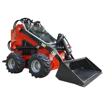 made in China new hot selling small shovel wheel high power big bucket engine compact mini skid steer loader