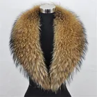 Rabbit Wholesale Winter Fox Real Rabbit And Raccoon Extra Large Big Fur Hood Trim Strips Collar