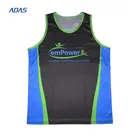 Sublimated Singlet Sublimated Singlets Custom Made Quick Dry Sublimated Running Singlet