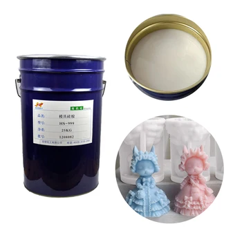 rtv2 silicone rubber liquid for molds gypsum 2 part candle resin milk white two component chinese factory