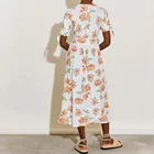 Clothing New 2021 Trending Product Woman Fashion Elegant Clothing Floral Print Maxi Dress