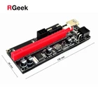 Card Pcie RGeek Riser Card 009S Pcie X16 USB 3.0 For Set Up Ethereum Mining Rigs