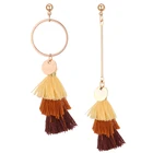 Silk Thread Earring Earrings Thread Earring Designs Fashion Design Jewellery Boho Silk Thread Tassel Earring