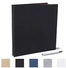 Wholesale Fabric Linen Cloth Vintage Self-adhesive Page Wedding Scrapbook Photo Album26*27cm
