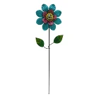 Liffy Mini Metal Flower With Paillette Garden Artifical Flower Craft
