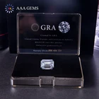 Emerald Emerald China Top Quality DEF VVS Emerald Colorless Step Cut Loose Stone Emerald Moissanite Jewelry