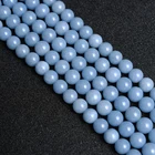 Beads Wholesale 4/6/8/10mm Round Natural Angelite Beads For Diy Jewelry Making