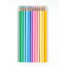 Pencil Box Pastel Color Wooden Pencil 12 Color Sets In Paper Box Packing