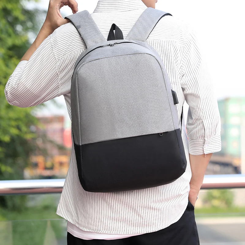 Hot Selling Business USB Backpack Leisure computer laptop bag Large capacity school bag for middle and high school students