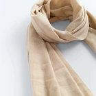Jacquard Scarf Women's Jacquard Scarf Beige Plaid Shawl Autumn And Winter Scarf
