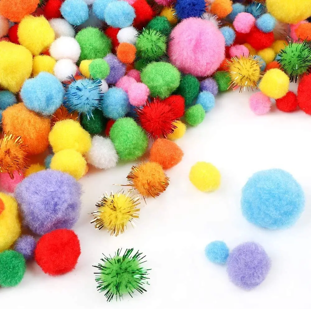 Assorted Sizes & Colors Pom Poms Craft Craft Ball For Kids Diy Material - Buy Pom Poms,Pom Poms Craft,Pom Poms Creative Craft on Alibaba.com