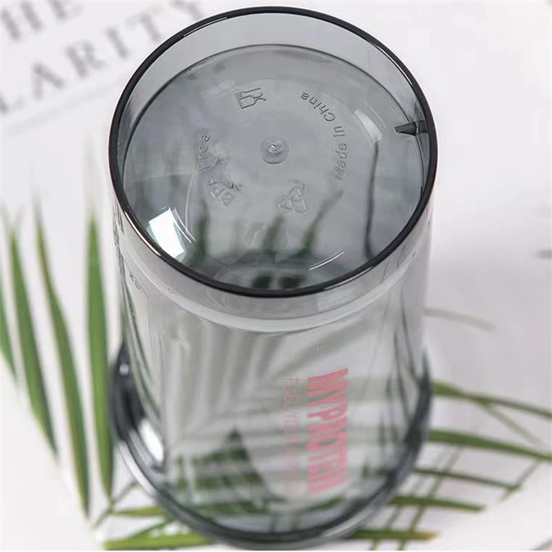 500ML Custom Blender Plastic Classic Workout Clear Protein Whey Shaker Bottle for GYM Fitness