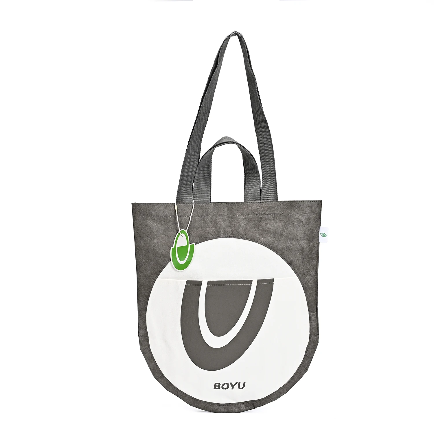 Dupont Paper TYVEK Kraft Single Shoulder Handbag Washable Shopping Bag Custom Logo Eco-Friendly Recycled supplier