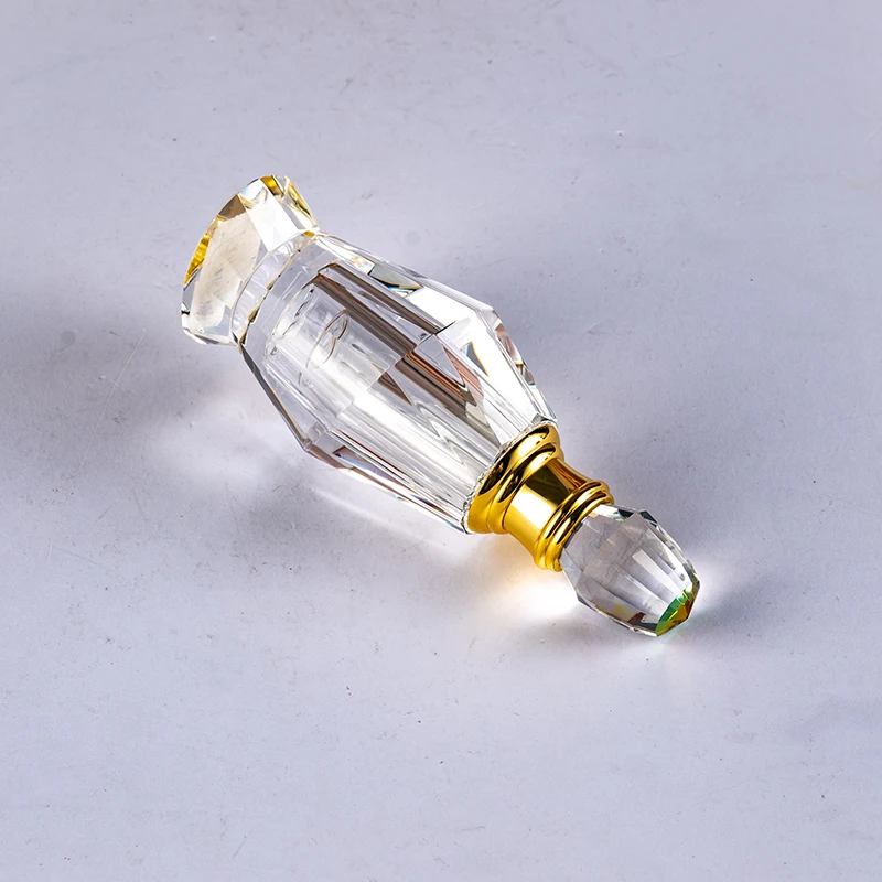 product new design beveled edge atmospheric 6ml glass empty bottle can be customized fashionable crystal perfume bottle-9