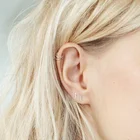 Clip Earrings Factory Cheap Simple Clip On Earrings Bar Stud Set 316L Stainless Steel Jewery For Women
