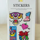 3d Sticker Professional Manufacturer 3d Pattern Patch Customized Embossed Pu Leather Sticker For Bag