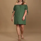 Dress Dresses 2022 Custom OEM ODM Off-the-Shoulder Mini Dress Plus Size Women's Party Luxury Dresses