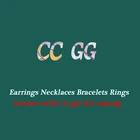 Earrings Fashion Famous Brand Designer Letter CC GG Crystal Rhinestone Hoop Earrings