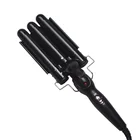 Curler 2021 New Home Professional Electric 3 Tube Egg Roll Design Curling Wand Constant Temperature Hair Curler