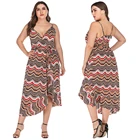 Silk Dress Dresses Trendy Women Beach Wear Silk Slip Dress Summer Long African Print Tropical Dresses