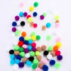 Pom Poms Balls For DIY Creative Crafts Decorations Assorted Sizes Multicolor 300 PCS