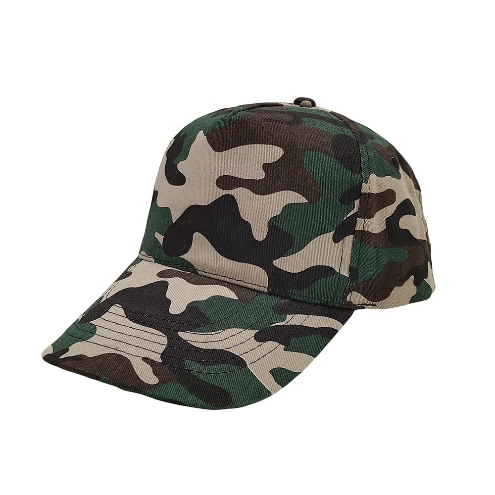 blank camo caps