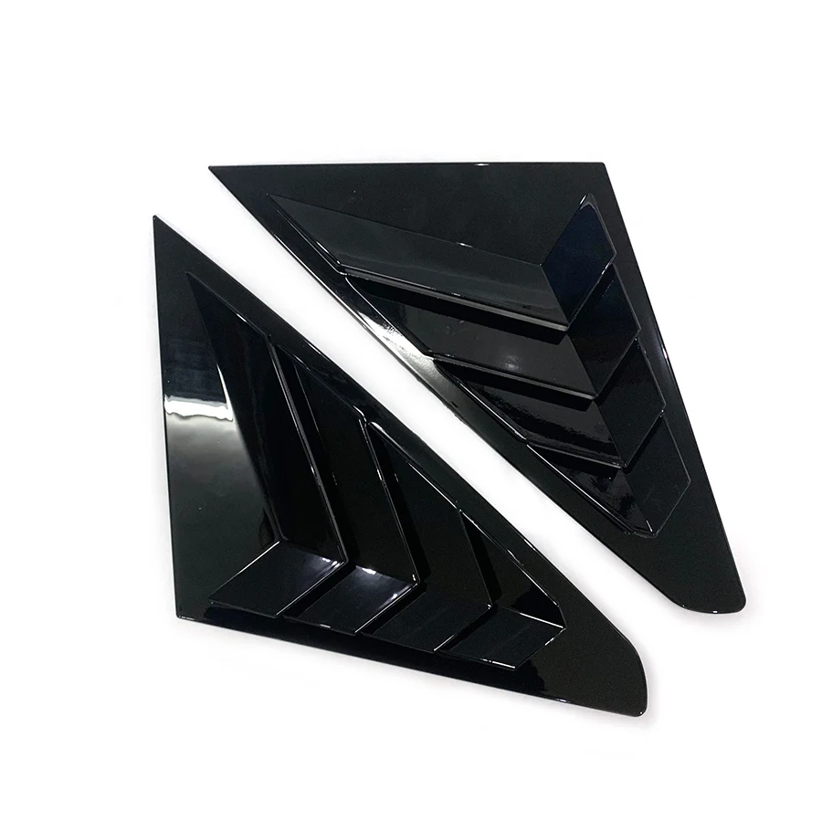 product tiypeor black styling side vent window louver for mg5 rear window quarter window shade accessory-5