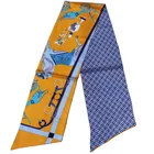 Free Sample Custom Design Printed Silk Twillies