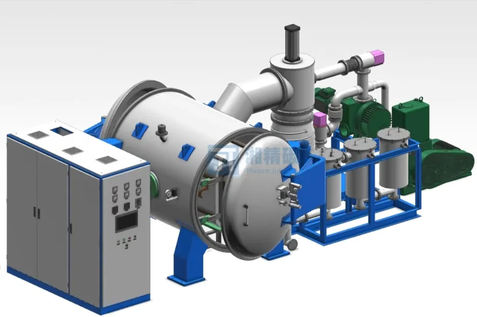Industrial Vacuum Furnace with SS 304 Furnace Body Material and Temperature Uniformity ±5℃ for Continuous Graphite Purification